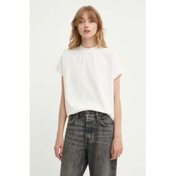 Won Hundred tricou din bumbac femei, culoarea bej, 3103-12071 ieftin