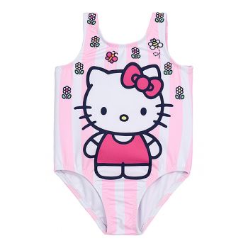 Costum de baie intreg cu imprimeu Hello Kitty