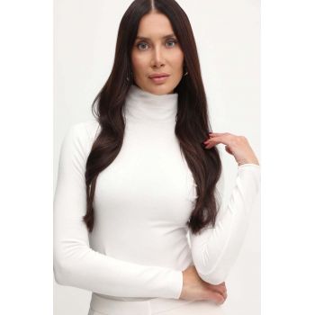MAX&Co. pulover femei, culoarea bej, light, cu guler, 2418364994200