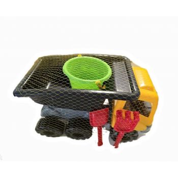 Set Camion cu galetusa lopatica si grebla 24 x 44 x 30 cm Black