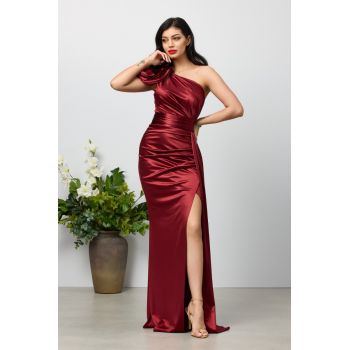 Rochie de ocazie Lucinda Bordo