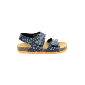 Sandale de piele ecologica cu velcro