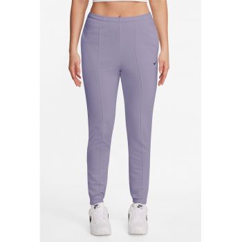 Pantaloni de trening din amestec de bumbac cu buzunzare laterale