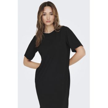 Rochie midi cu slit lateral