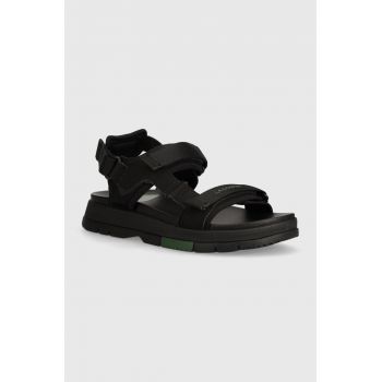 Lacoste sandale Suruga Premium Textile Sandal barbati, culoarea negru, 47CMA0010