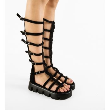 Sandale dama Gladiator Negre