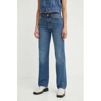 Levi's jeansi RIBCAGE FULL LENGTH femei high waist, 79078