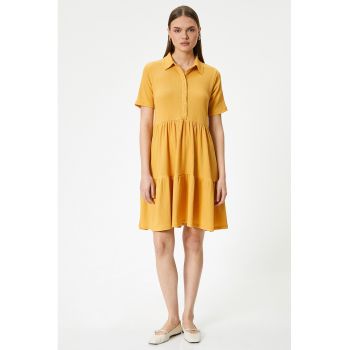 Rochie mini cu croiala in A