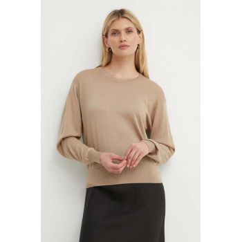 By Malene Birger pulover din amestec de lana MANTEA femei, culoarea bej, light, Q72434002