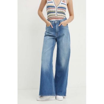 Pepe Jeans jeansi WIDE LEG JEANS UHW femei, PL204740HV6