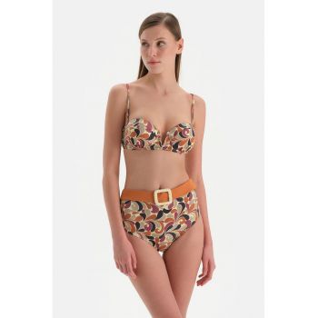 Slip hipster cu o curea decorativa