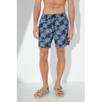 Pantaloni scurti de baie cu imprimeu tropical