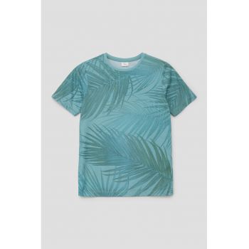 Tricou cu imprimeu tropical