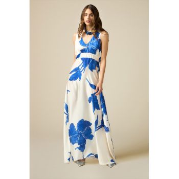 Rochie maxi cu imprimeu floral