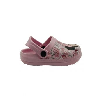 Saboti slingback cu imprimeu Minnie Mouse