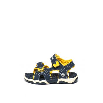 Sandale de piele ecologica Adventure Seeker 2 - Bleumarin/Galben