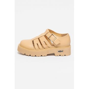 Pantofi din piele cu decupaje Slash