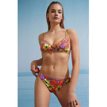 Slip cu imprimeu floral