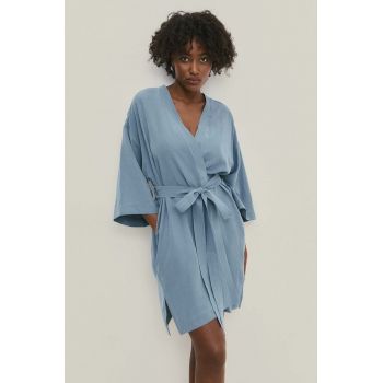 Answear Lab rochie din in mini, drept