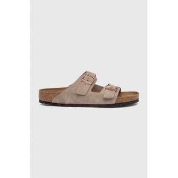 Birkenstock papuci Arizona VL 0051461 bărbați, culoarea bej 0051461-sand