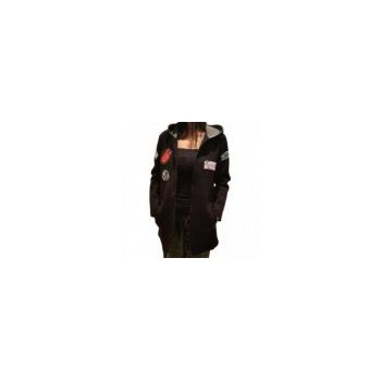 Hanorac Dama, Zamo®, Victory LV, Lung, din Neopren, cu Fermoar, Culoare Neagra, Marimea M