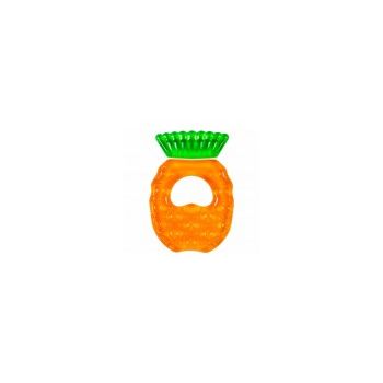 Inel Gingival Bebelusi, pentru Dentitie si Dureri Gingivale, cu Apa Sterila, Non-Toxic, fara BPA, model Ananas