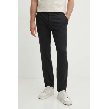 Joop! pantaloni barbati, culoarea gri, drept