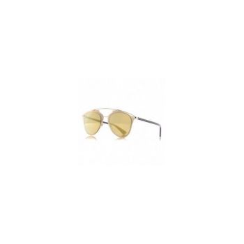 Ochelari de Soare, Zamo®, Apollo Mirror Gold, Protectie UV400, Model Clubmaster, Rama Argintie, Lentile Model Oglinda