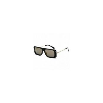 Ochelari de Soare, Zamo®, CZL633, Protectie UV400, Model Dreptunghiular, Rama Neagra, Lentile Negre