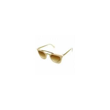 Ochelari de Soare, Zamo®, Padova White, Protectie UV400, Model Cateye, Rama Alba, Lentile Maro