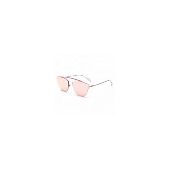 Ochelari de Soare, Zamo®, Rose Soleil, Protectie UV400, Model Cat-eye, Rama Roz, Lentile Roz Oglinda