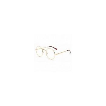 Rame Ochelari, Zamo®, Munich Clear, Protectie UV400, Model Rotund, Rama Aurie, Lentile Transparente