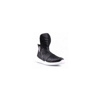 Tenisi Dama, Zamo®, Rick, Imitatie Reptila din Piele Ecologica, Culoare Neagra, Marimea 37