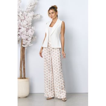 Costum elegant Mino Alb