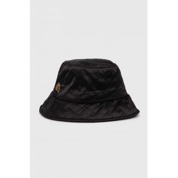 Kurt Geiger London palarie KENSINGTON BUCKET HAT culoarea negru, 9014500229