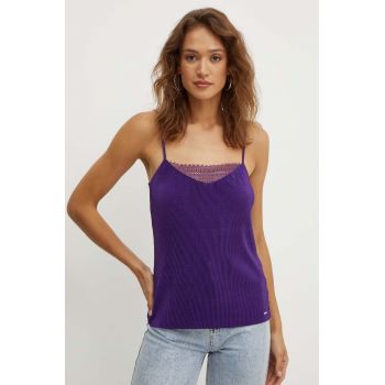 Morgan bluza BAMBE culoarea violet, neted, BAMBE