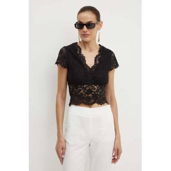 Morgan bluza DANSA femei, culoarea negru, modelator, DANSA