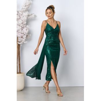 Rochie de ocazie Mirissa Verde
