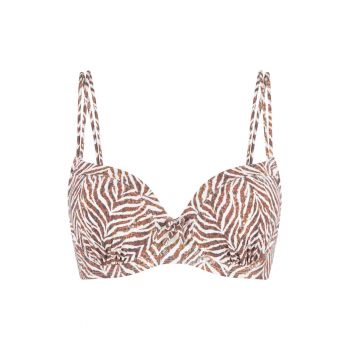 Sutien de baie cu burete si animal print