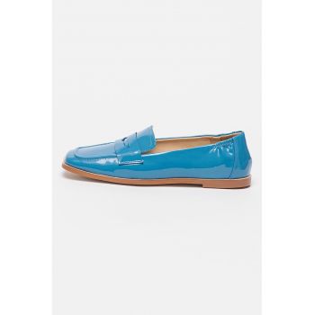 Pantofi loafer din piele lacuita Celeste