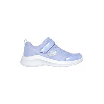 Pantofi sport cu velcro - din material textil si piele ecologica