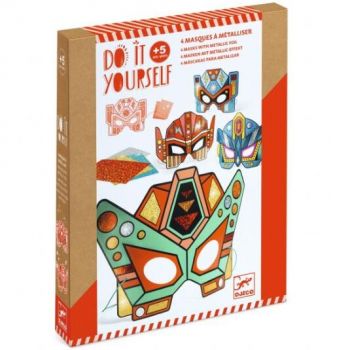 Set Creativ DIY 4 Masti Roboti Detalii Metalice Multicolor