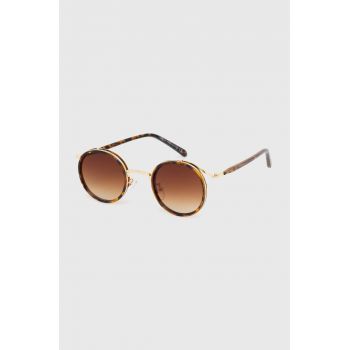 Answear Lab ochelari de soare femei, culoarea maro