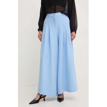 Answear Lab pantaloni femei, lat, high waist