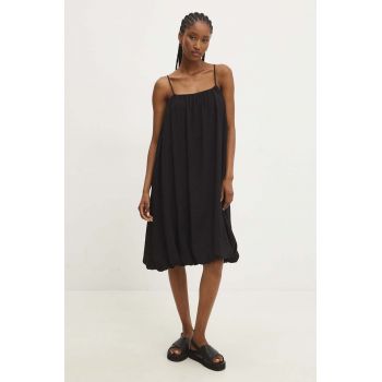 Answear Lab rochie culoarea negru, mini, evazati