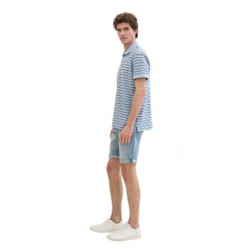 Blugi scurti cu aspect decolorat Josh