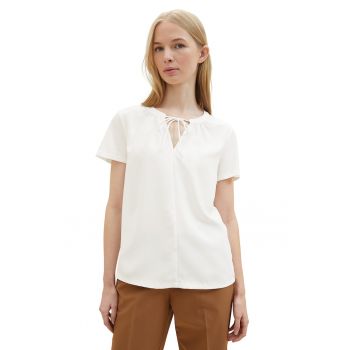 Bluza din amestec de modal cu decupaj frontal