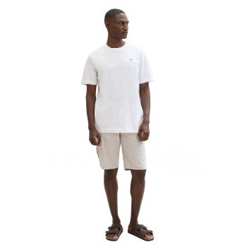 Pantaloni scurti cargo regular fit din amestec de in