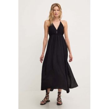 Answear Lab rochie culoarea negru, maxi, evazati