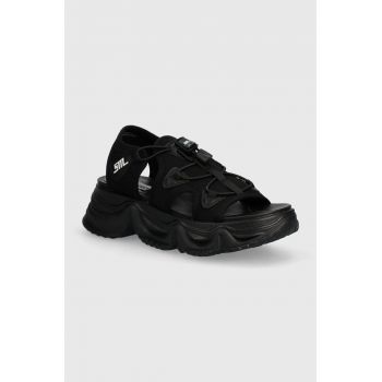 Steve Madden sandale Chivalry femei, culoarea negru, cu platforma, SM11003058